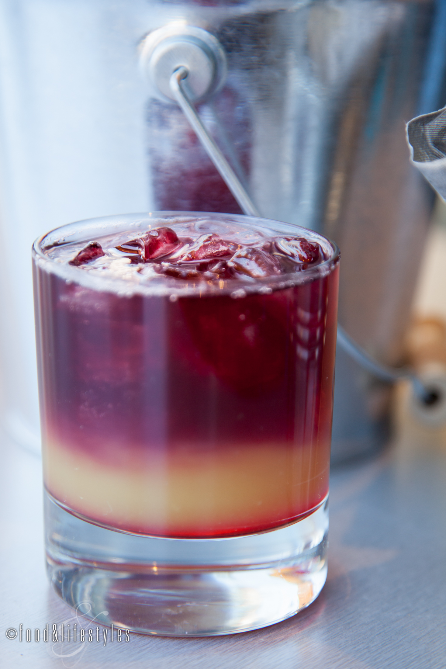 Layered Sangria Red
