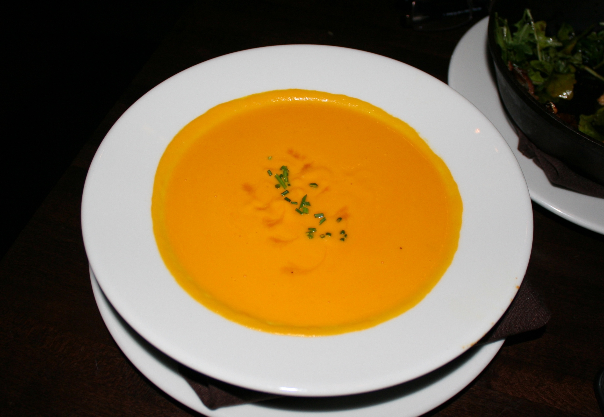 Creamy carrot bisque