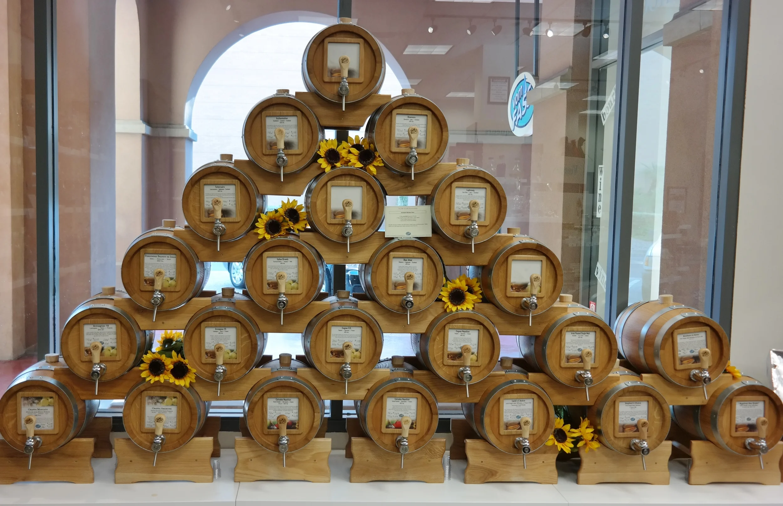 Cask-aged spirits
