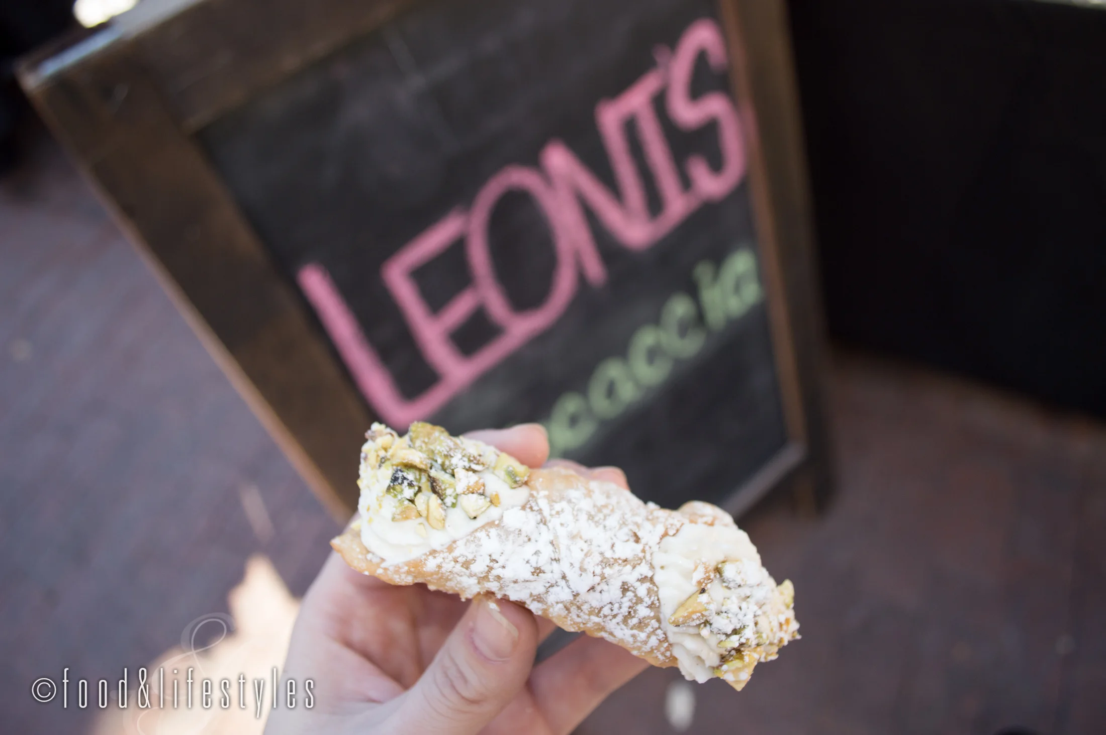 Cannolis from Leoni's Foccacia