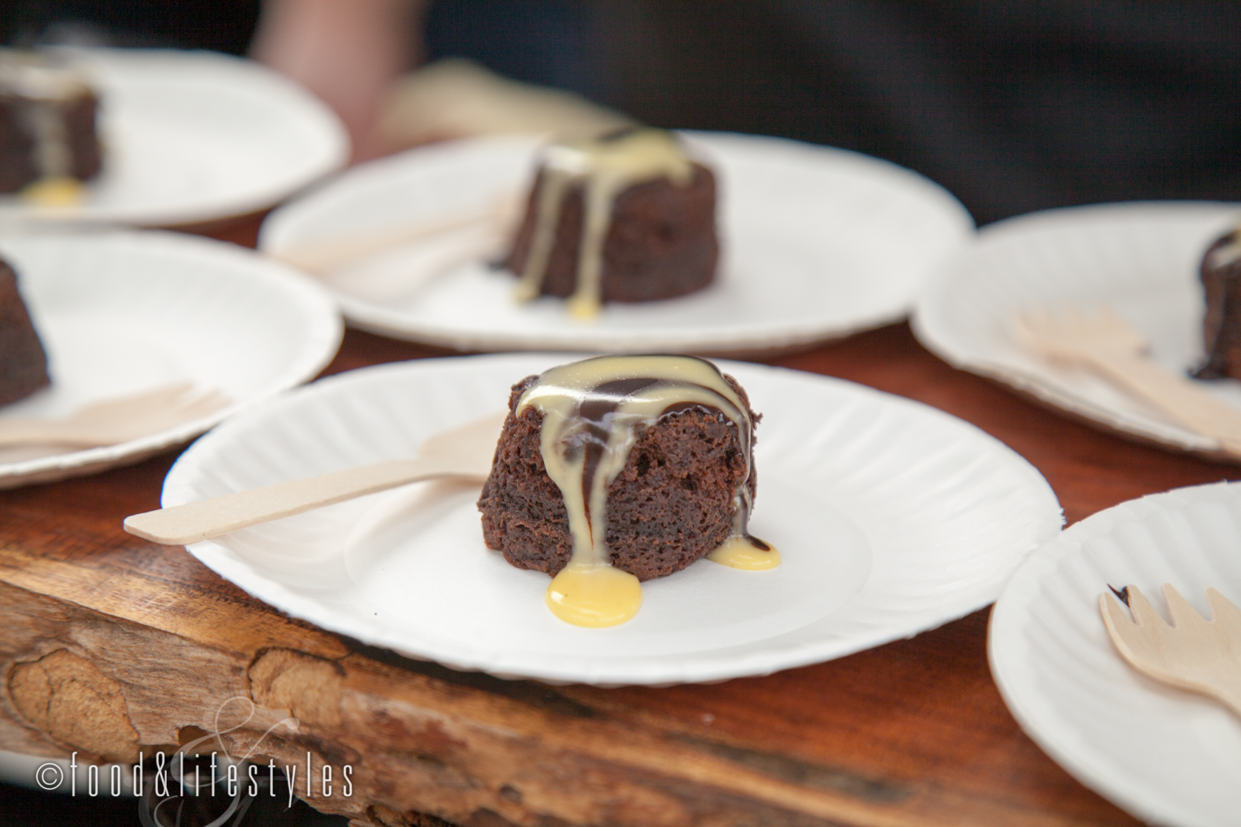 T. Cook's: Jameson brownie sundae with Bailey's anglaise and Guinness chocolate sauce