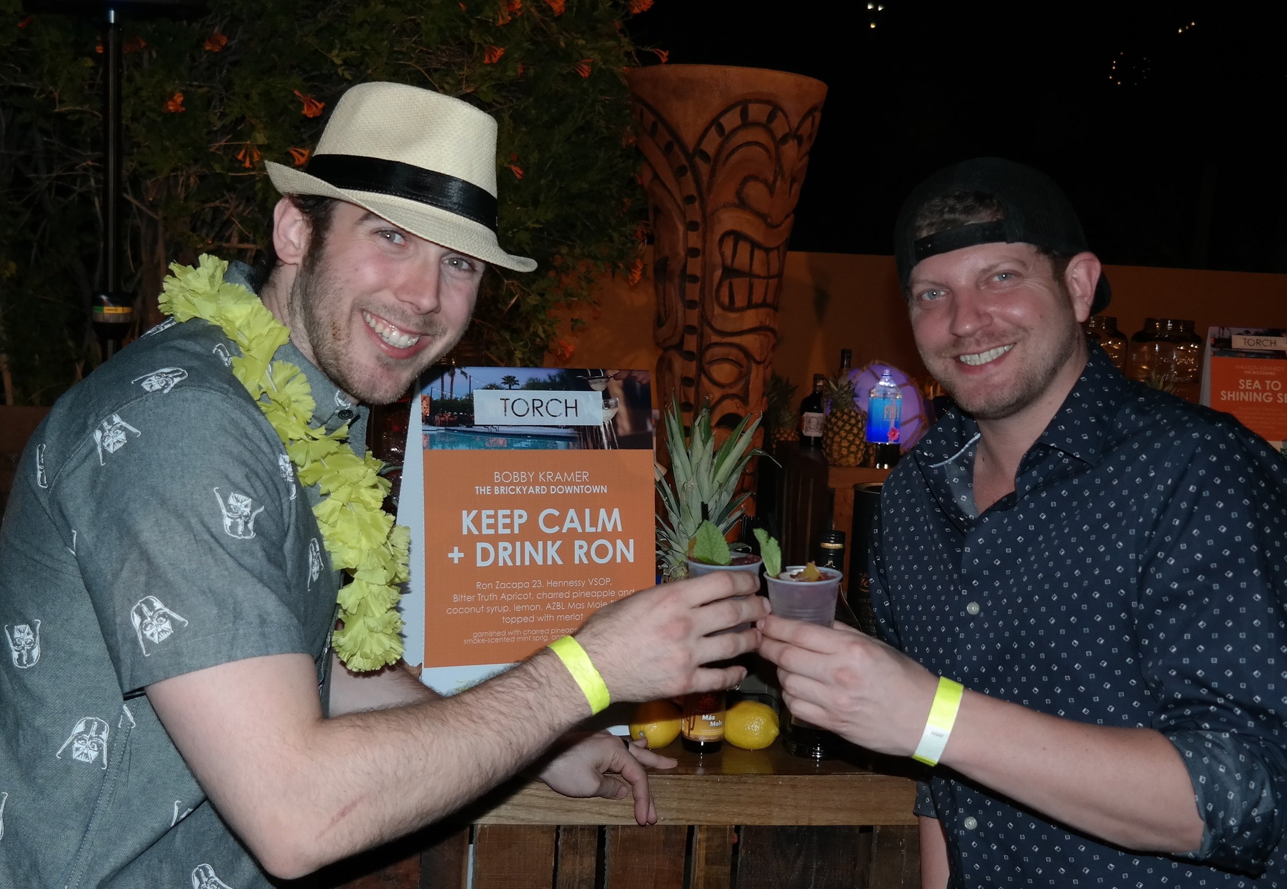 Beverage Director Bobby Kramer and co-owner Gavin Jacobs of the Brickyard Downtown in Chandler