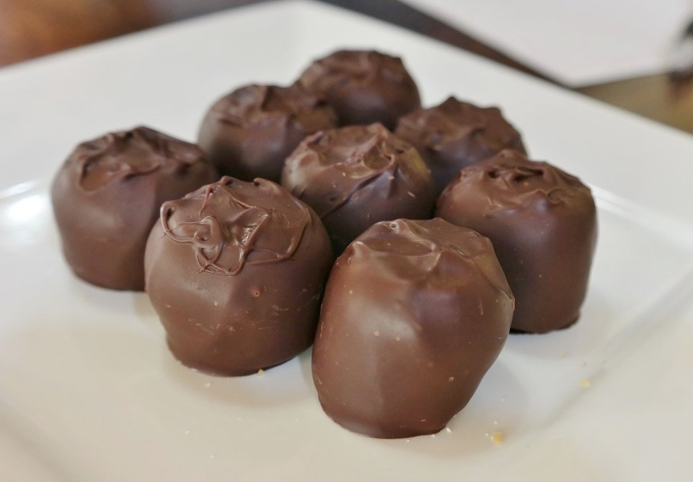 Cabernet wine truffles