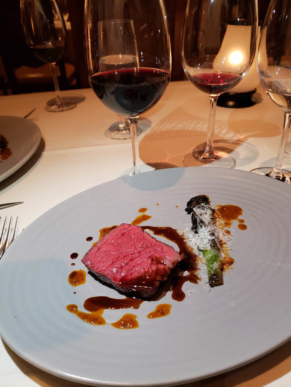 Wagyu paired with Justin Isosceles