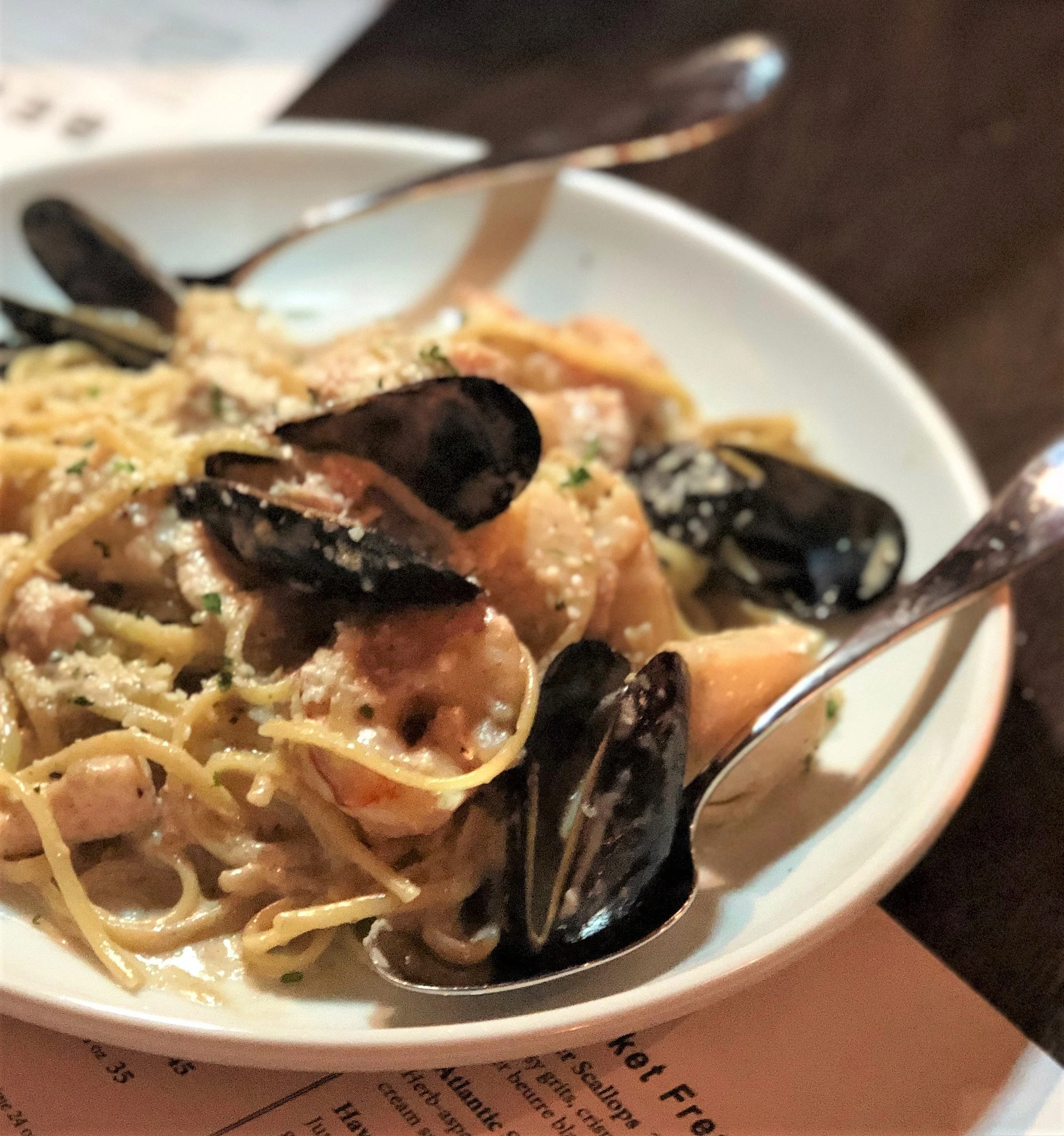 Seafood pasta (Molly Smith)