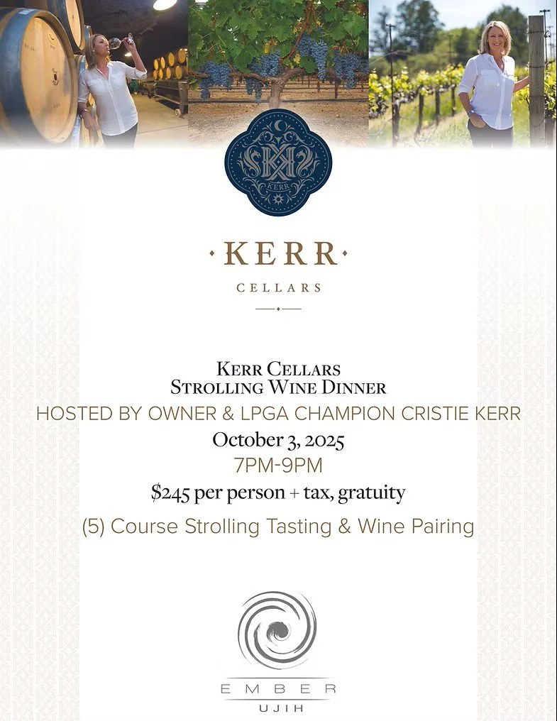 Cristie Kerr Wine Dinner at Ember