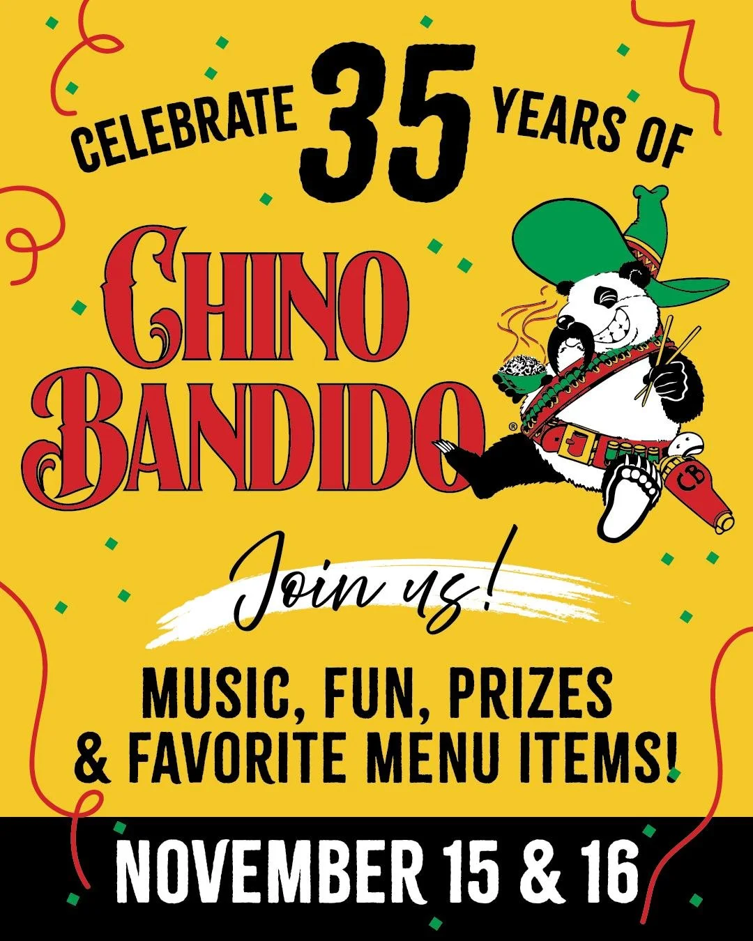 Chino Bandido Celebrates 35 Years
