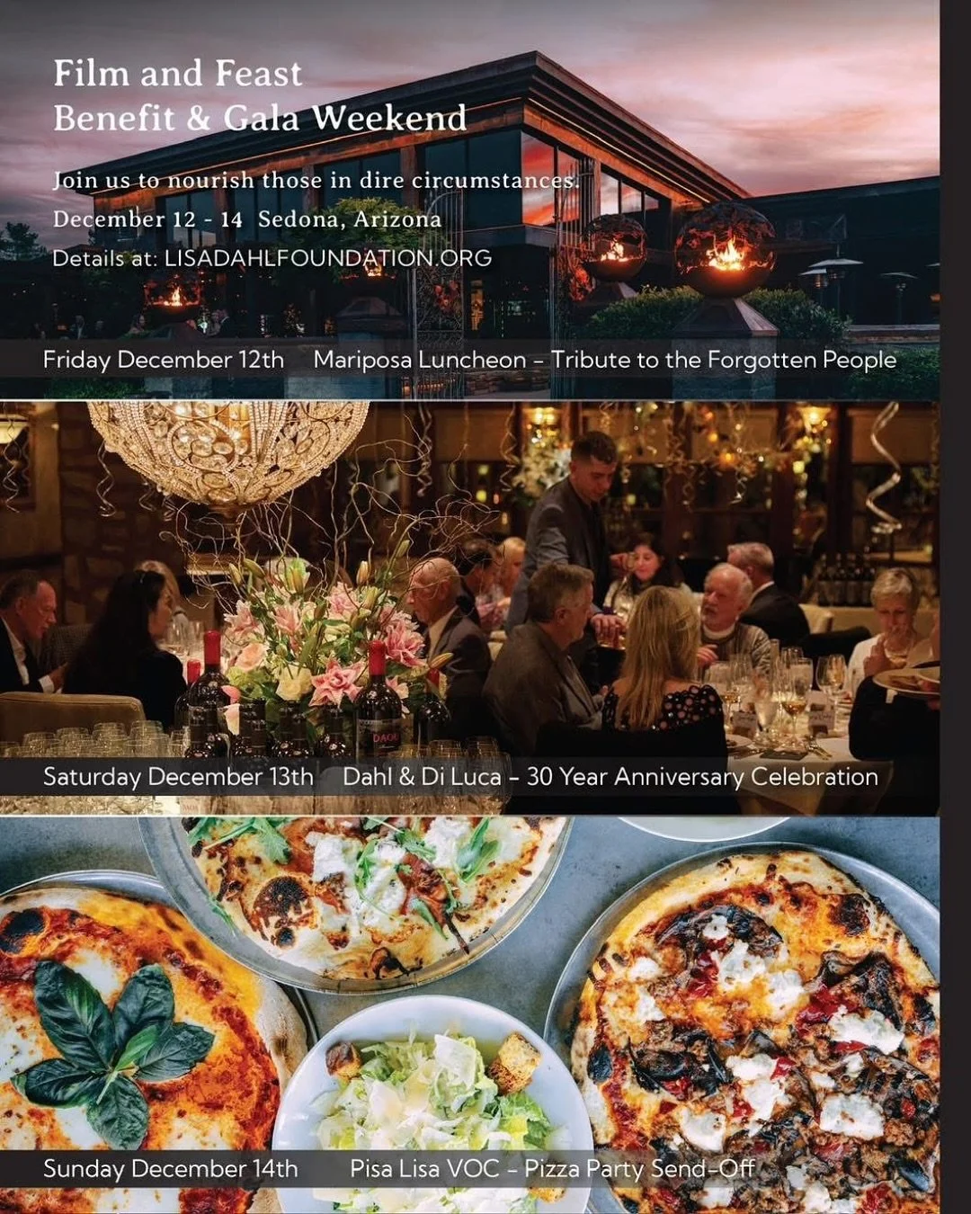 SEDONA: Lisa Dahl Foundation Weekend - Film &amp; Feast