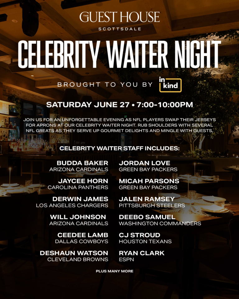 Celebrity Waiter Night at The Guest House Scottsdale