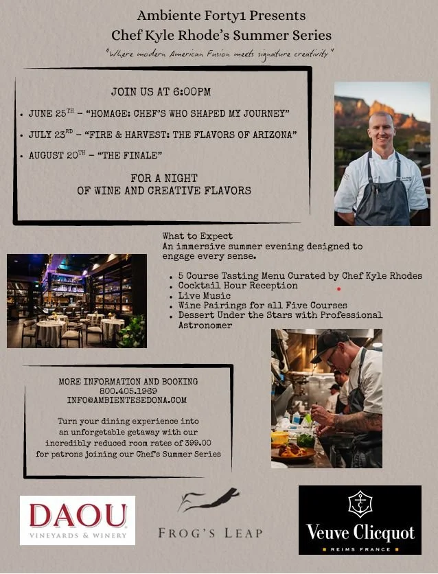 SEDONA:   Summer Series at Ambiente's Forty1