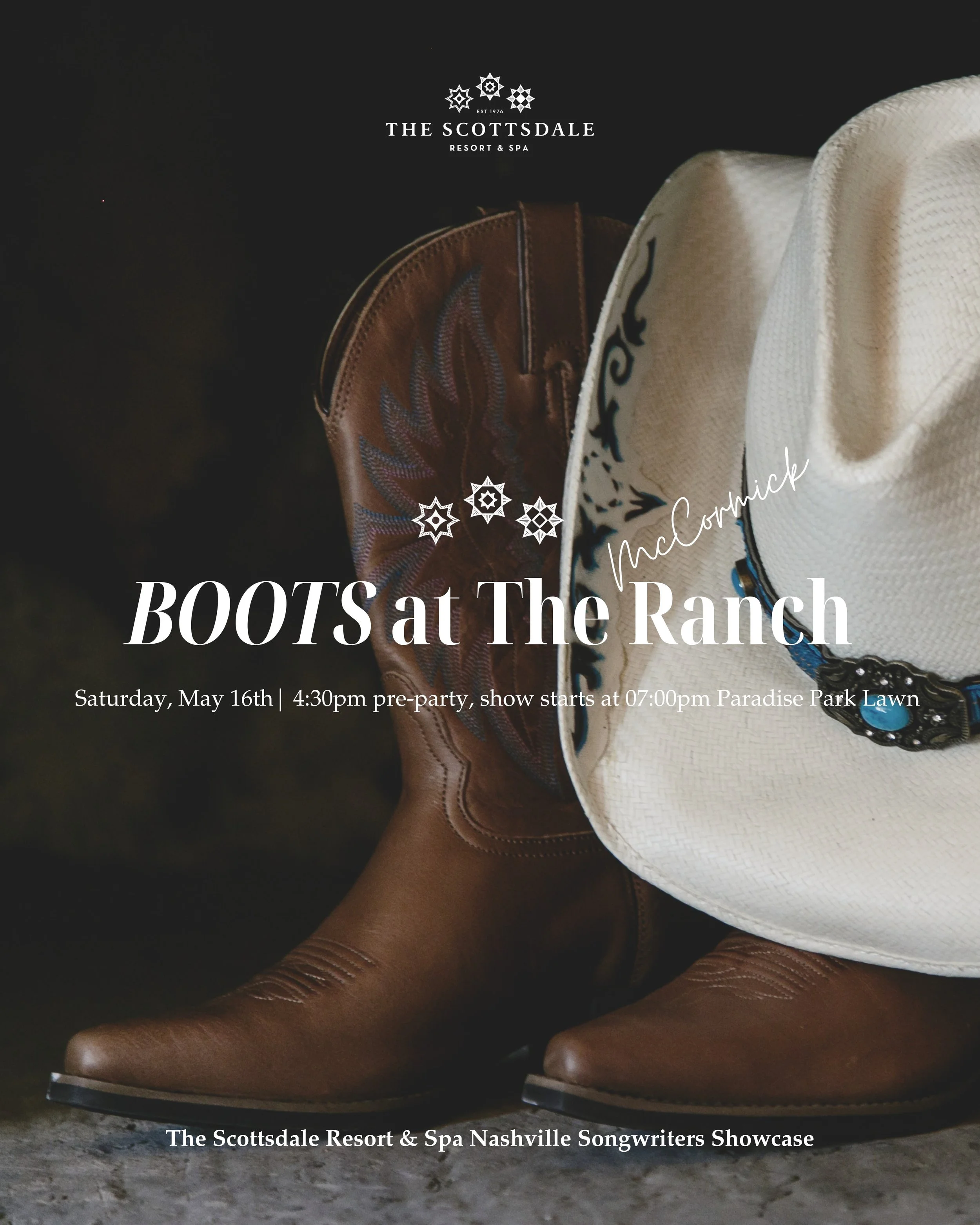 Scottsdale Resort Boots at the Ranch event