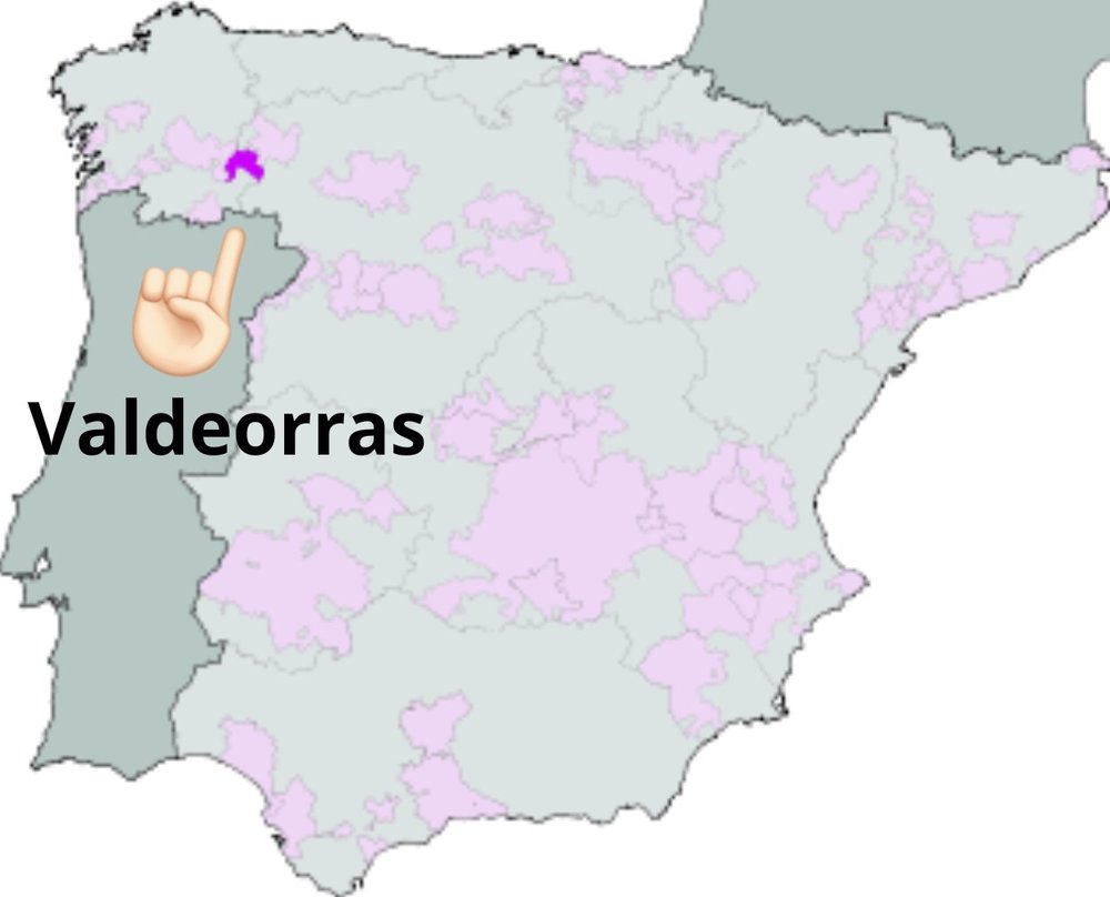 Valdeorras Spanien