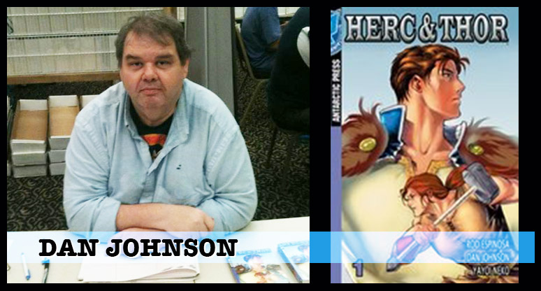 Dan Johnson -- writer, editor, Back Issue contributor, comic book historian and writer of the Dennis the Menace comic strip, What a guy!