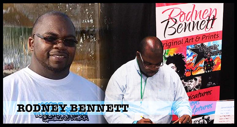 Rodney Bennett -- artist on Legend of the Black Starr and many other indie books, Rodney is a fan favorite for commissioned work.