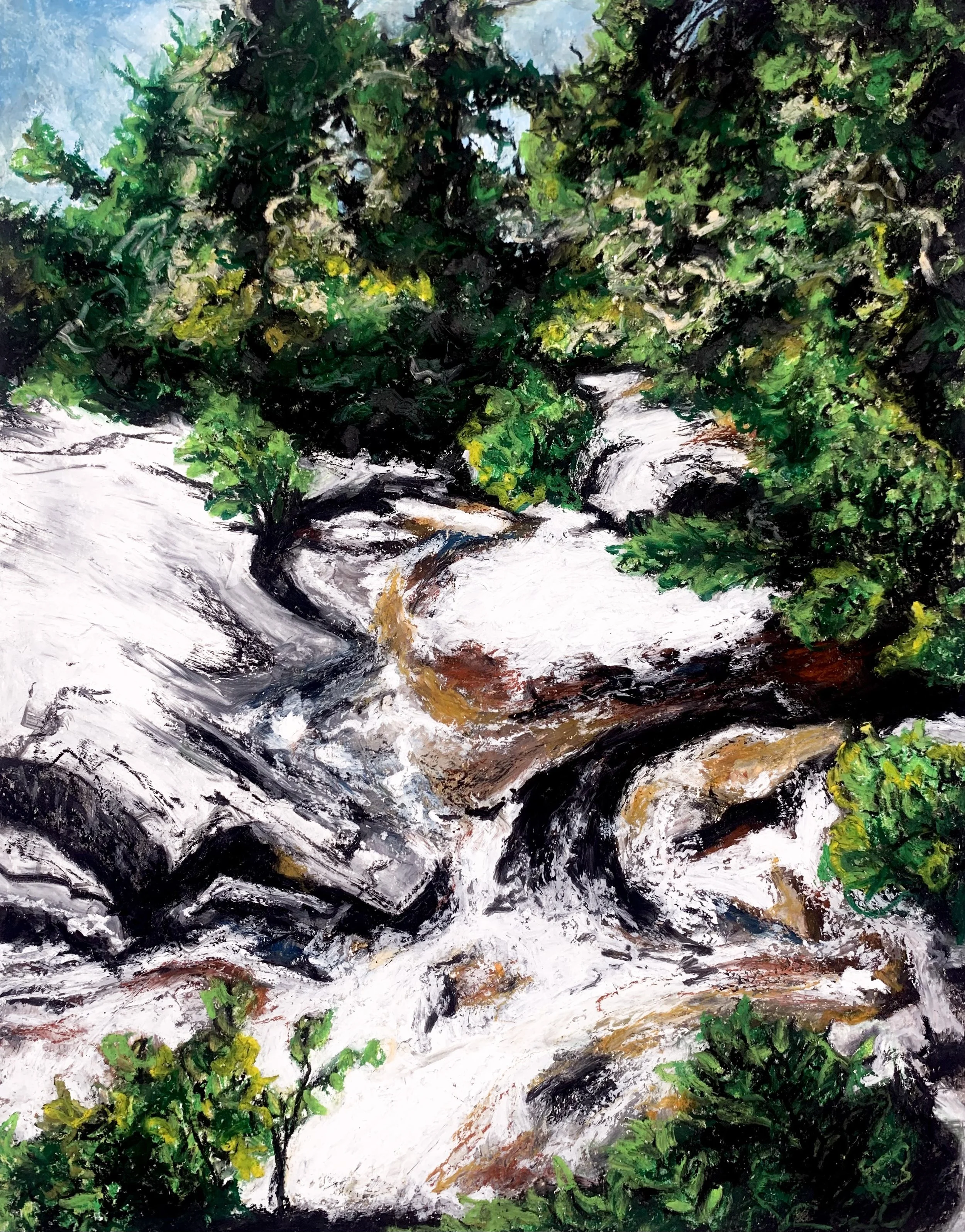 Minnewaska State Park,NY,2017,#1_14%22x17%22,oilpastel,2021-aioco.jpg