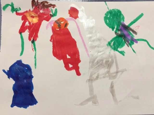 From L to R: Raven, Robin, Starfire, Cyborg, Beast Boy