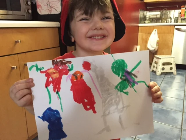 This is what he gives me when I ask him to smile.