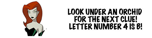 Once again, pulled this note out of my pocket for them after Ivy was defeated. I thought this might be more difficult, but Zephyr got this immediately. I suppose its the only flower in the house at the moment.