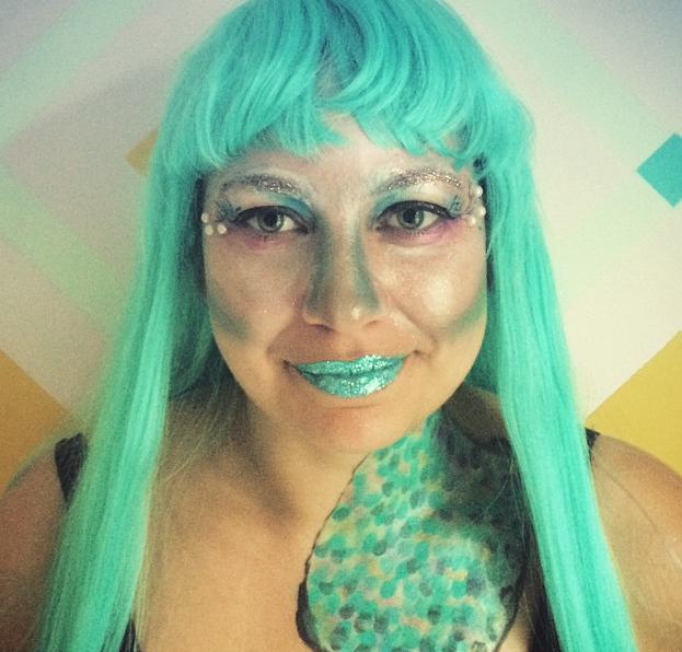A look created for the Coney Island Mermaid Parade, 2015