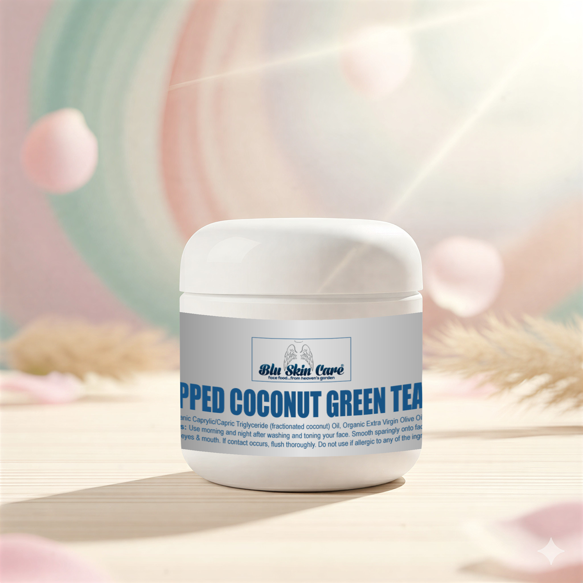 USDA CERTIFIED "Organic Whipped Coconut-Green Tea Moisturizer"