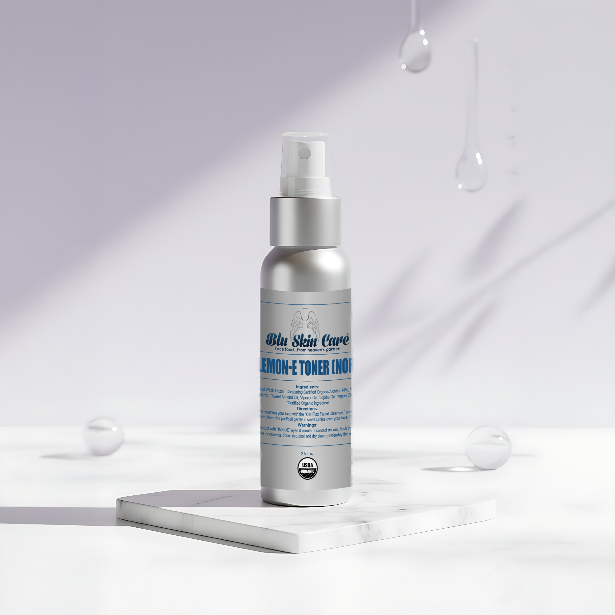 USDA CERTIFIED "Organic Lemon-E Toner (Normal Skin)"