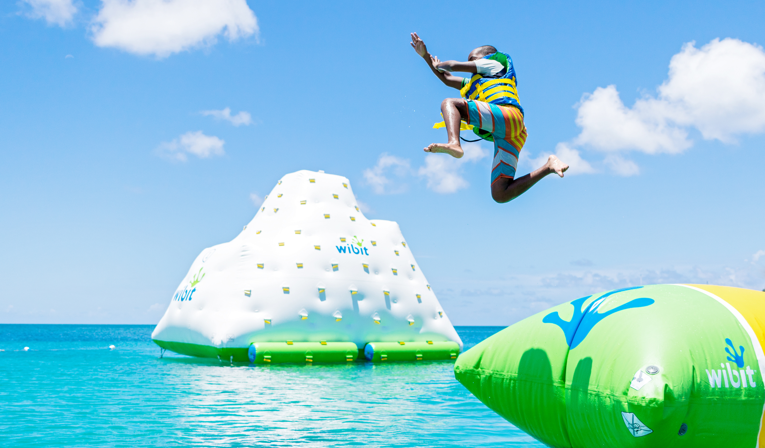 The Flip at Splash Island Water Park St. Lucia