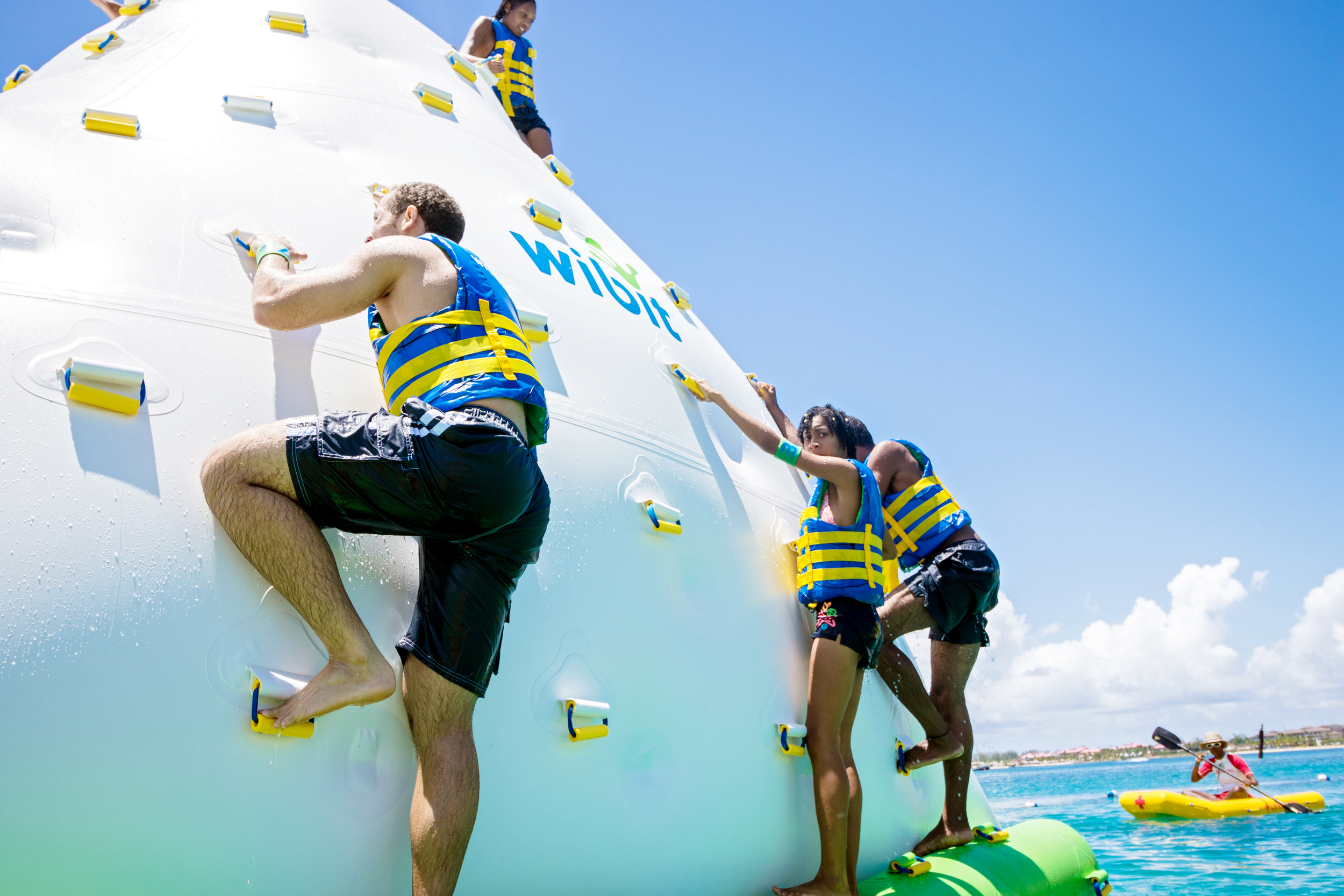 Iceberg XXL Splash Island water Park St. Lucia