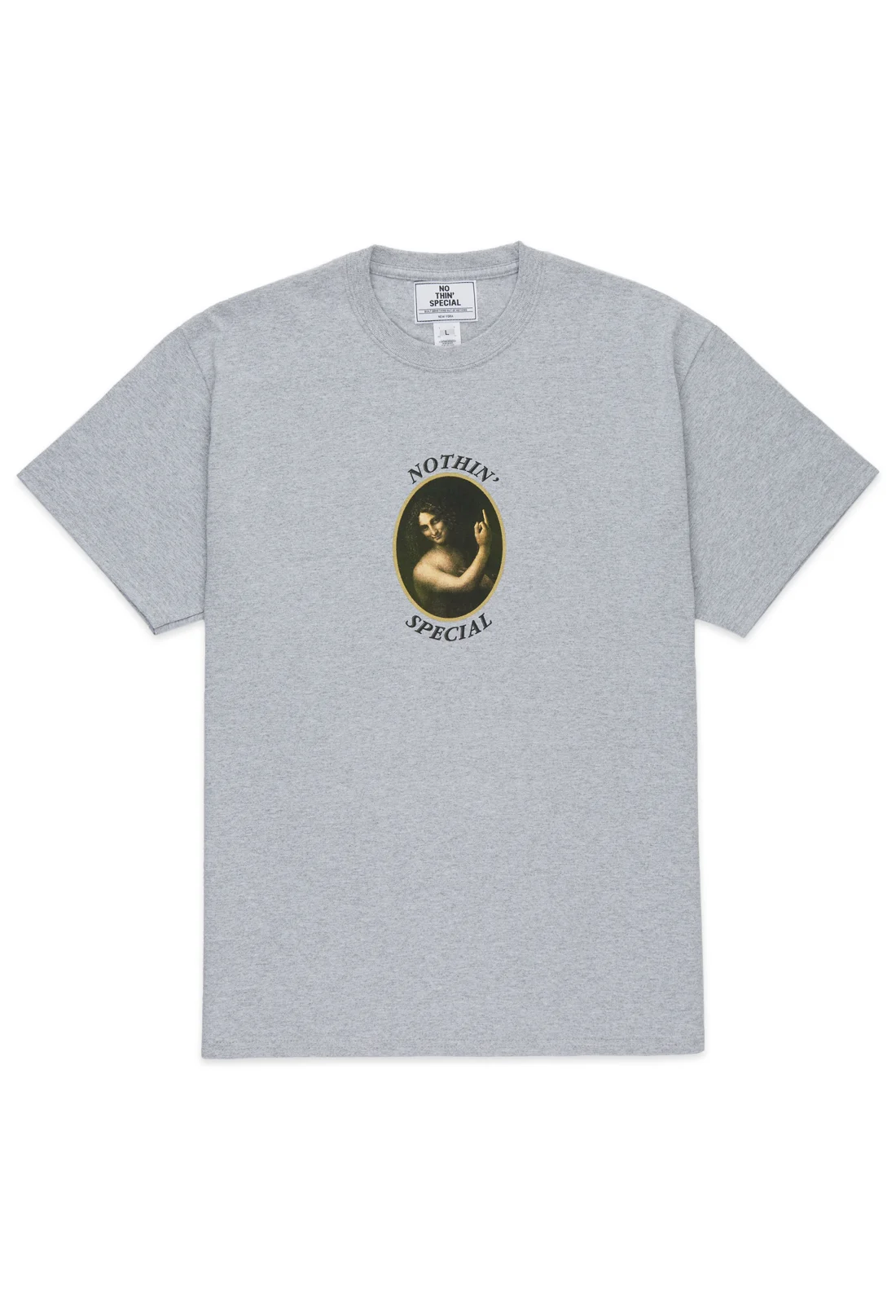 Two Faced Tee Heather Grey