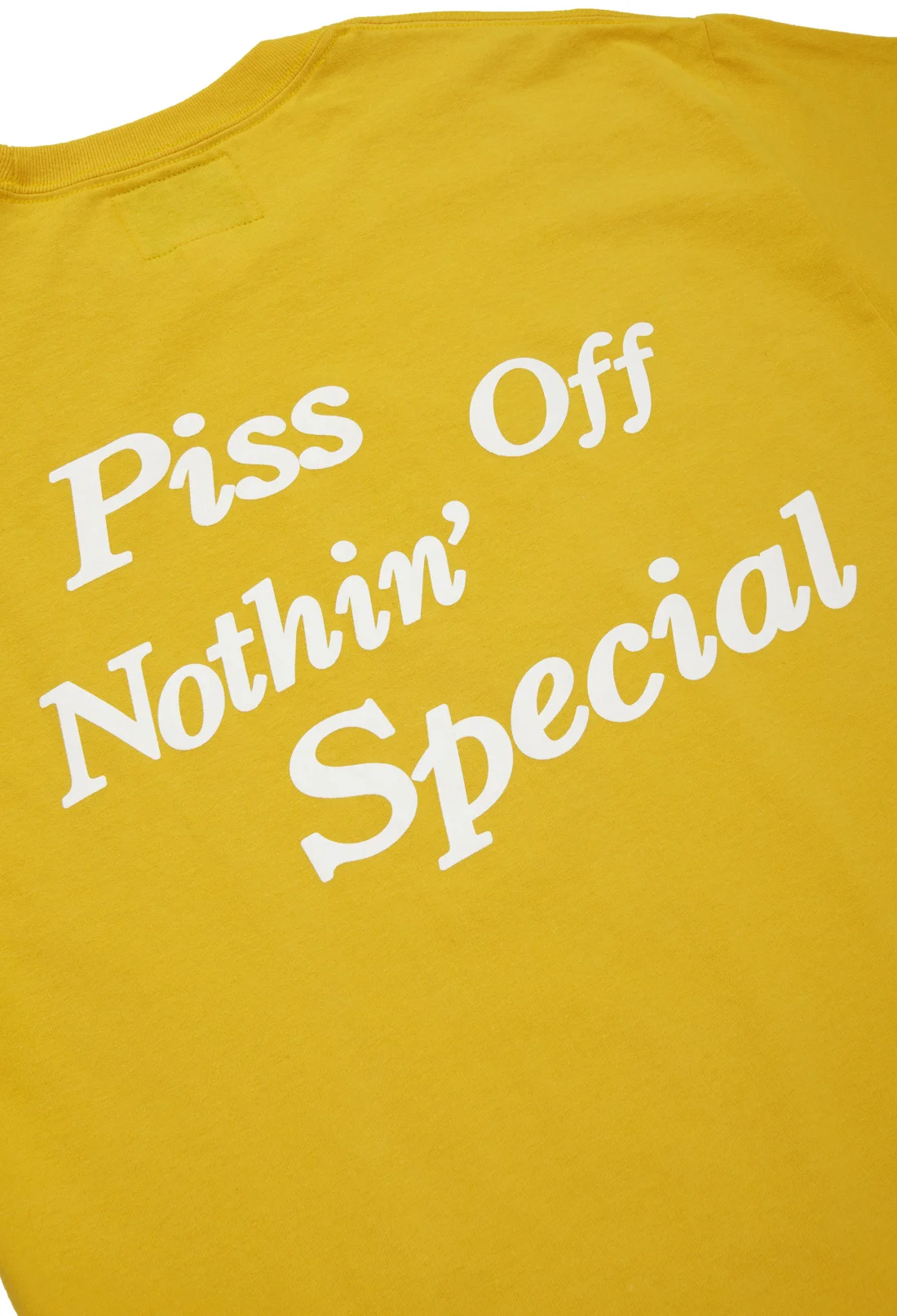 Piss Off Tee Yellow