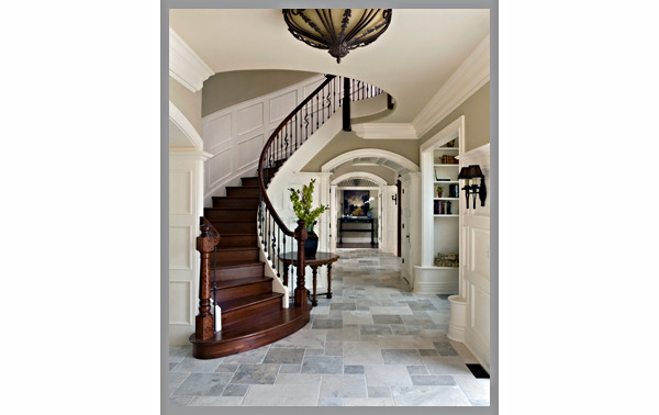 Remodeling project. Selection of flooring, color coordination, lighting, moldings and other materials.