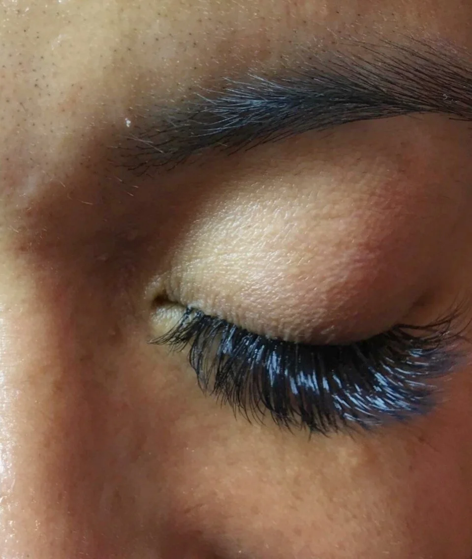 volume extensions mega lash eyelash lashes houston