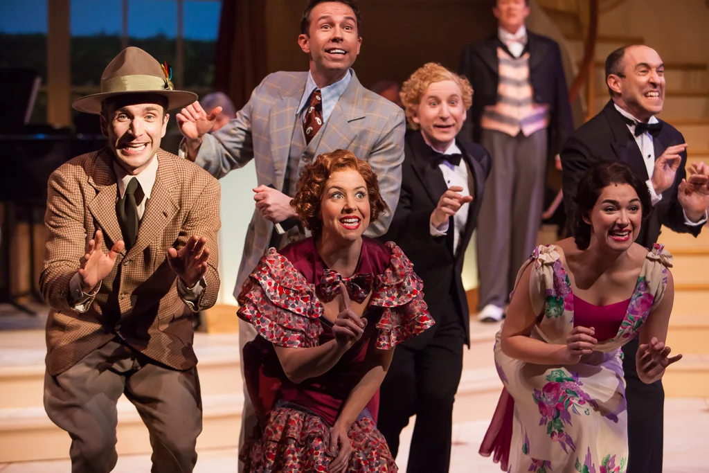 Cast of ANIMAL CRACKERS at the Denver Center Theatre Company. Production Photographer Jennifer Koskinen | Merritt Portrait Studio