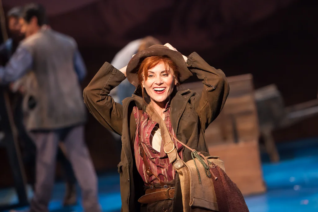 TONY AWARD nominee, Beth Malone stars in Denver Center Theatre Company's 2014 revival production of UNSINKABLE MOLLY BROWN. Production Photographer Jennifer Koskinen | Merritt Design Photo