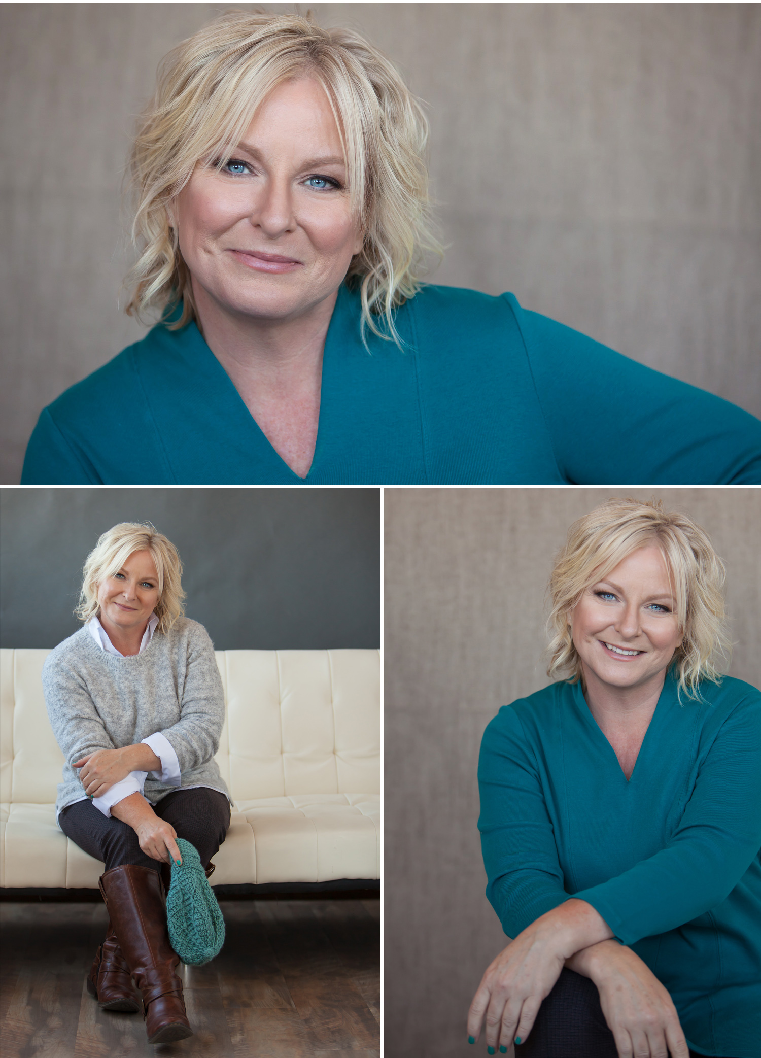 Crystal Blue Eyes featured beautifully in an Ultimate Personal Branding Portrait Session, with Denver Photographer Jennifer Koskinen of Merritt Portrait Studio