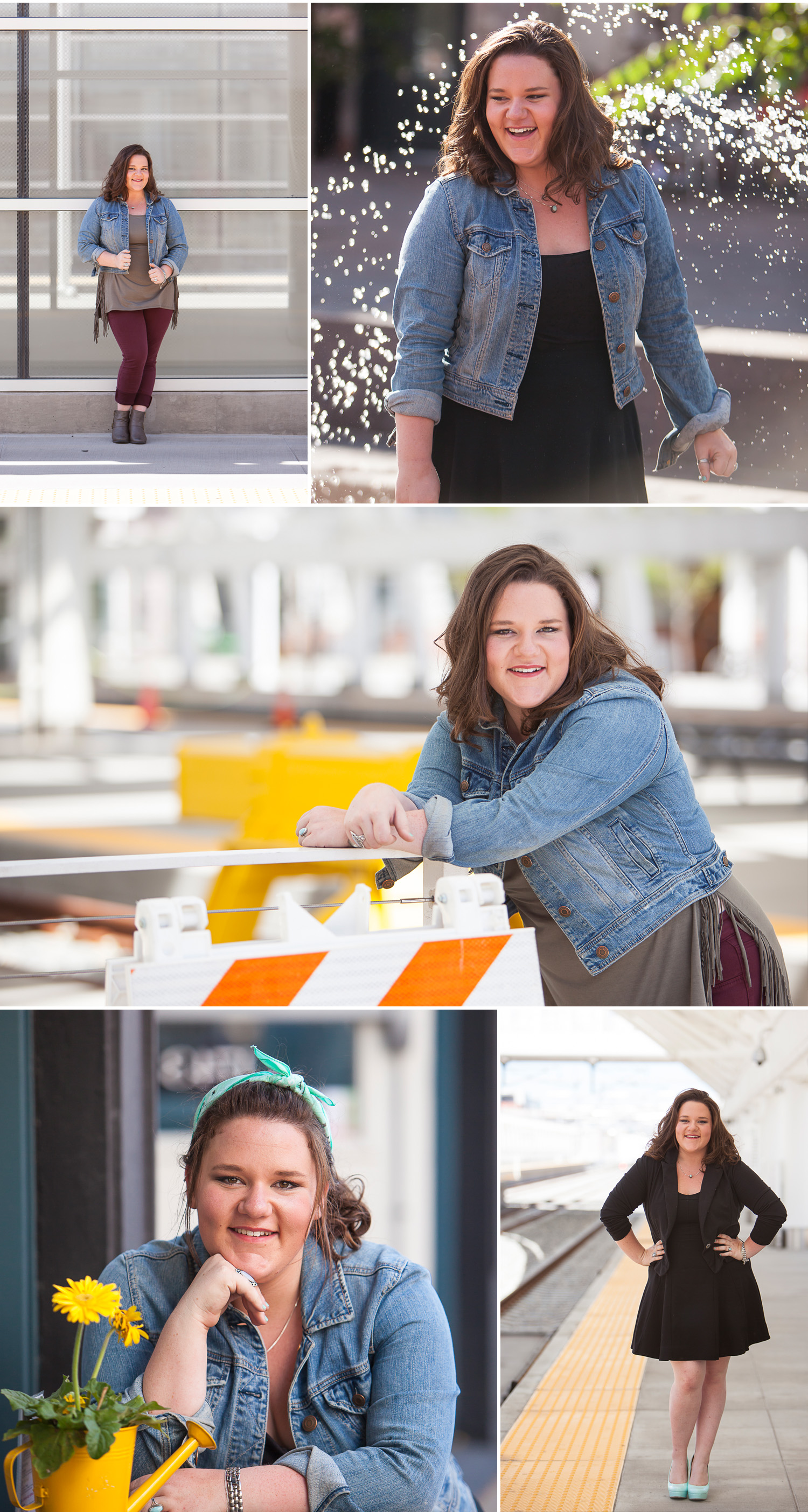 Senior pictures in downtown Denver with photographer Jennifer Koskinen | Merritt Portrait Studio