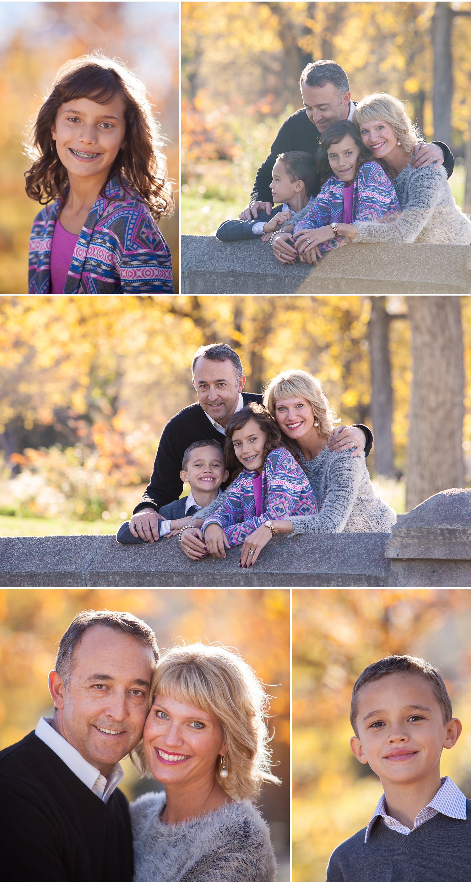 Family Pictures full of joy and love, photographed in fall in Wash Park with Denver photographer Jennifer Koskinen | Merritt Portrait Studio