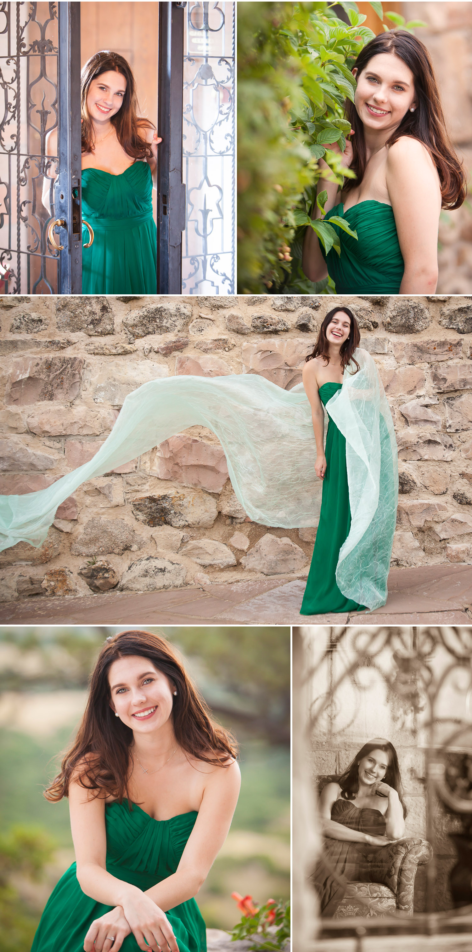 Senior pictures at Cherokee Castle & Ranch south of Denver Colorado, with photographer Jennifer Koskinen | Merritt Portrait Studio