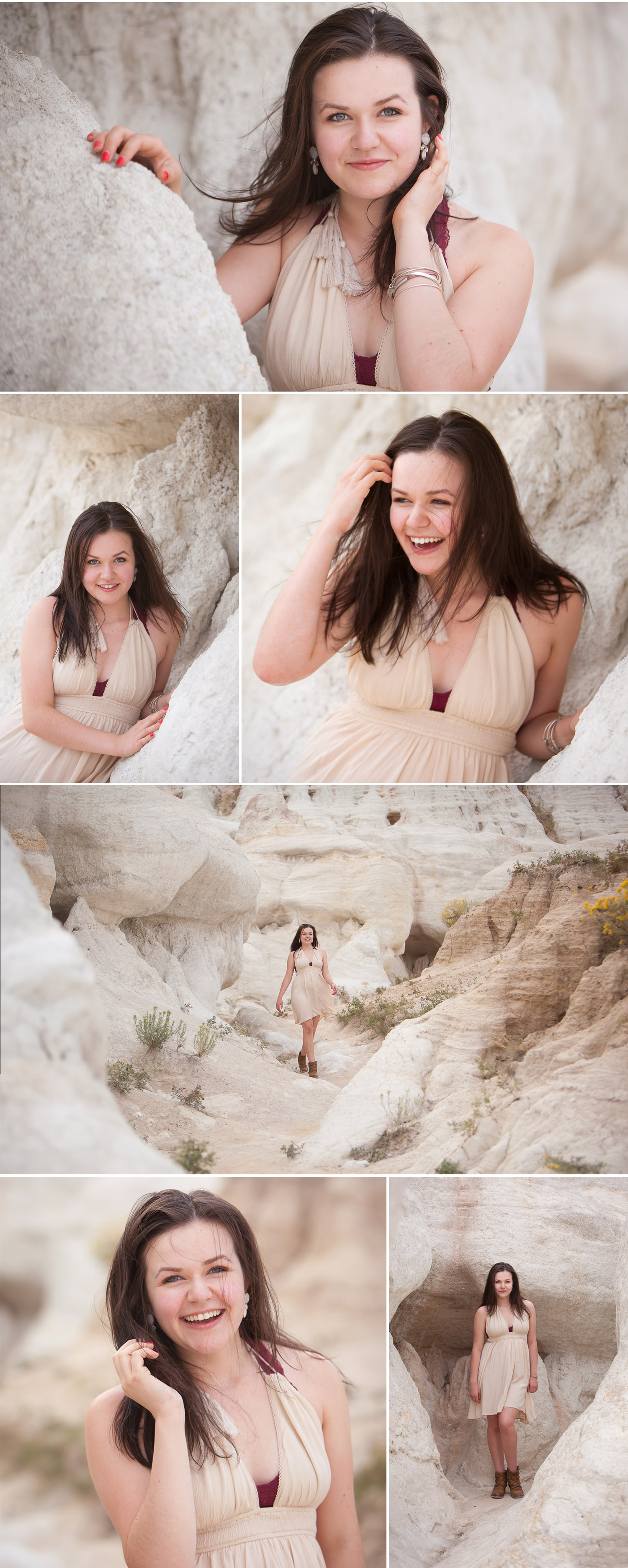 Amazing location for senior pictures in sandstone geology with Denver photographer Jennifer Koskinen, Merritt Portrait Studio