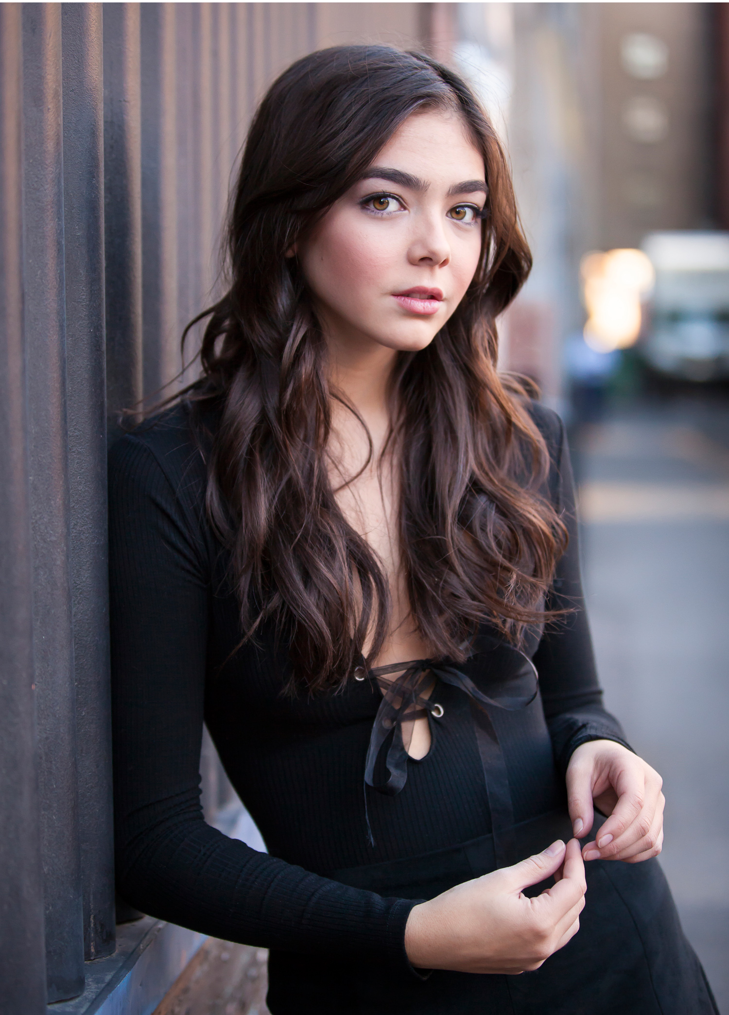 stunning, fashion inspired high school senior portrait in Denver ally, with photographer Jennifer Koskinen, Merritt Portrait Studio