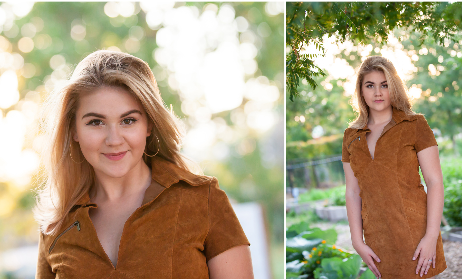 Senior Portraits in summer garden with Denver photographer Jennifer Koskinen, Merritt Portrait Studio