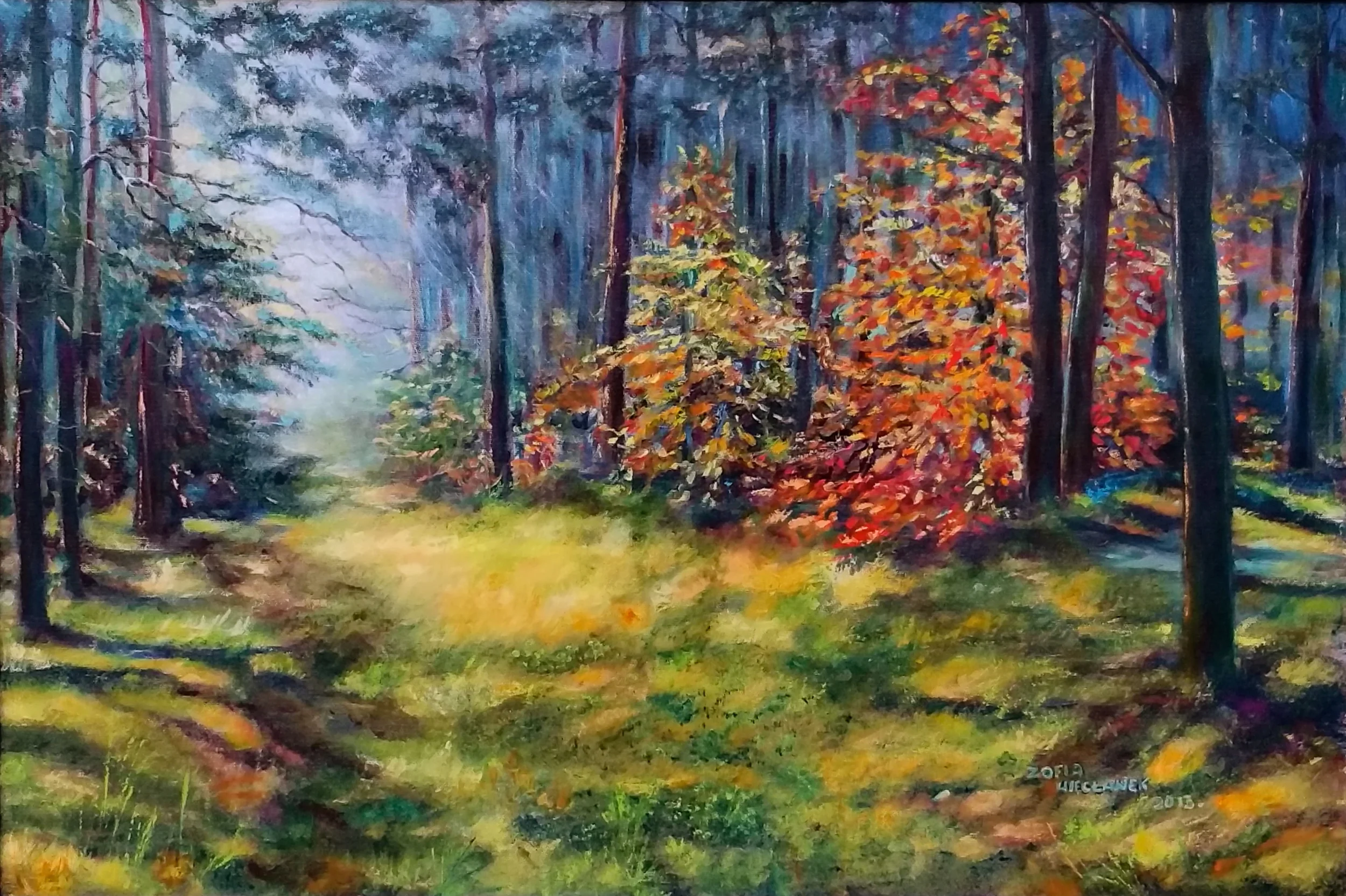 Filtered sunlight