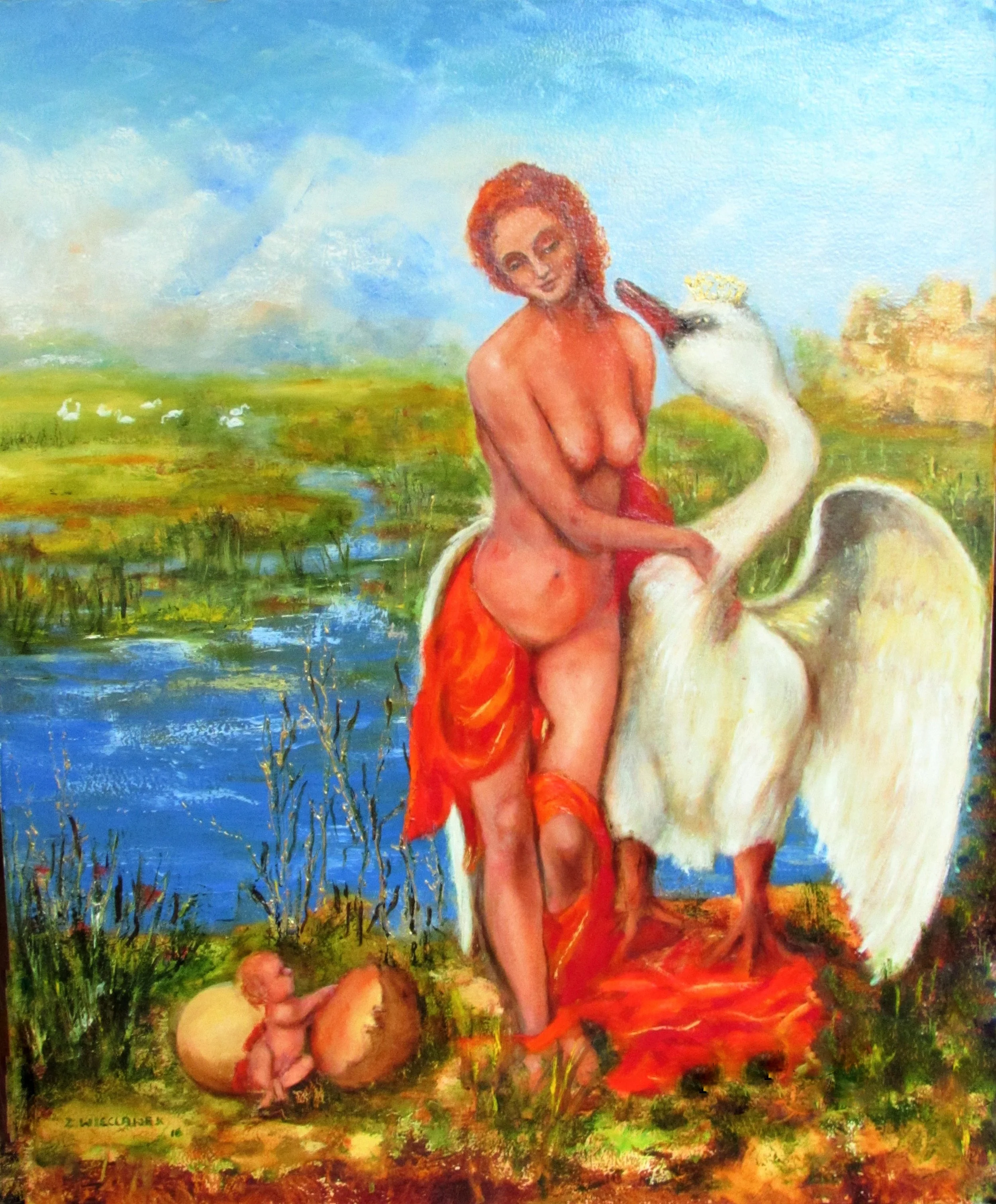 Lady And A Swan