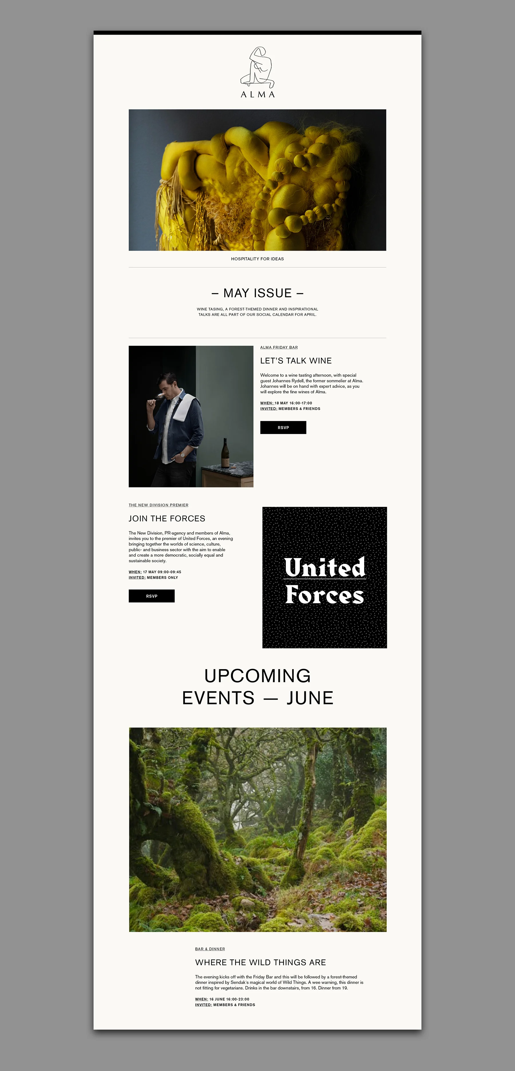 Alma Newsletter May