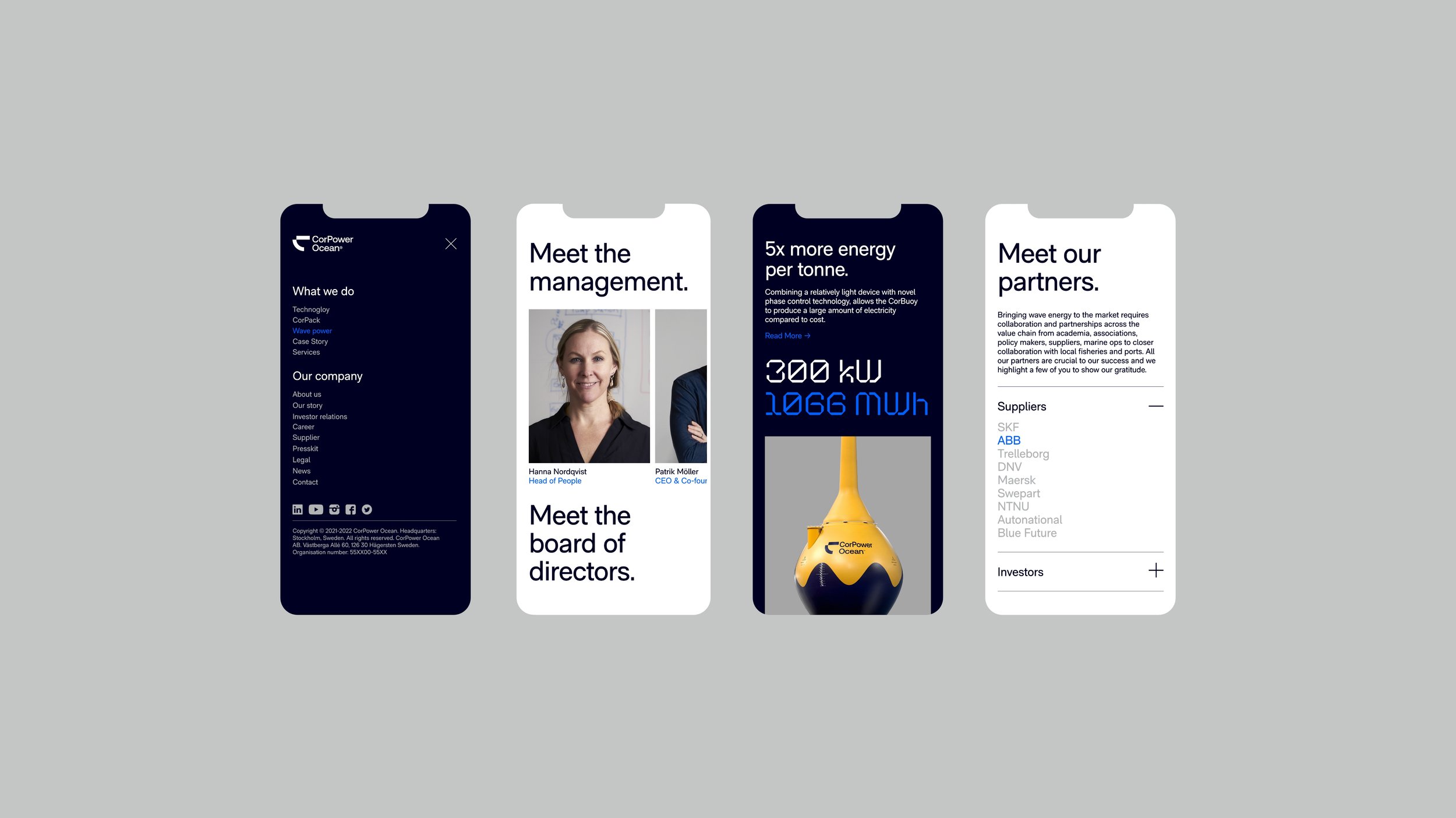 CorPower Ocean Brand Identity