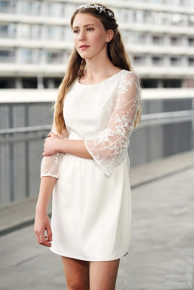Konfirmationskjole model Frederikke - 1.700 kr