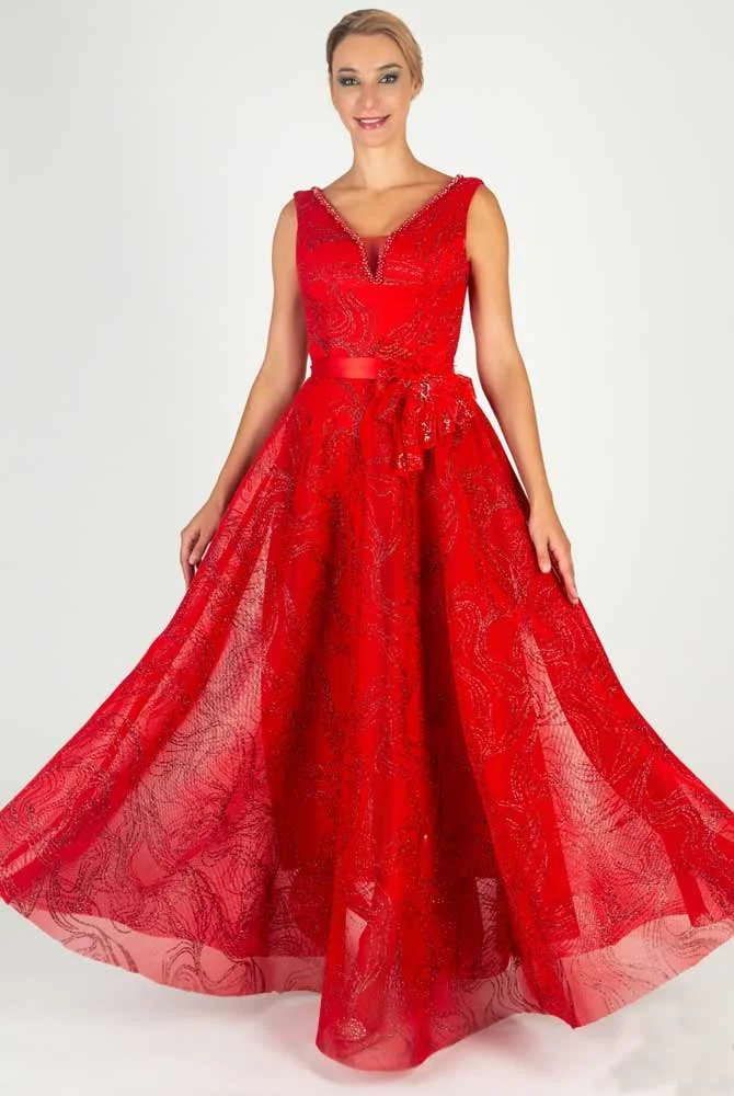  Lang kjole model 4823 - 3.500 kr 