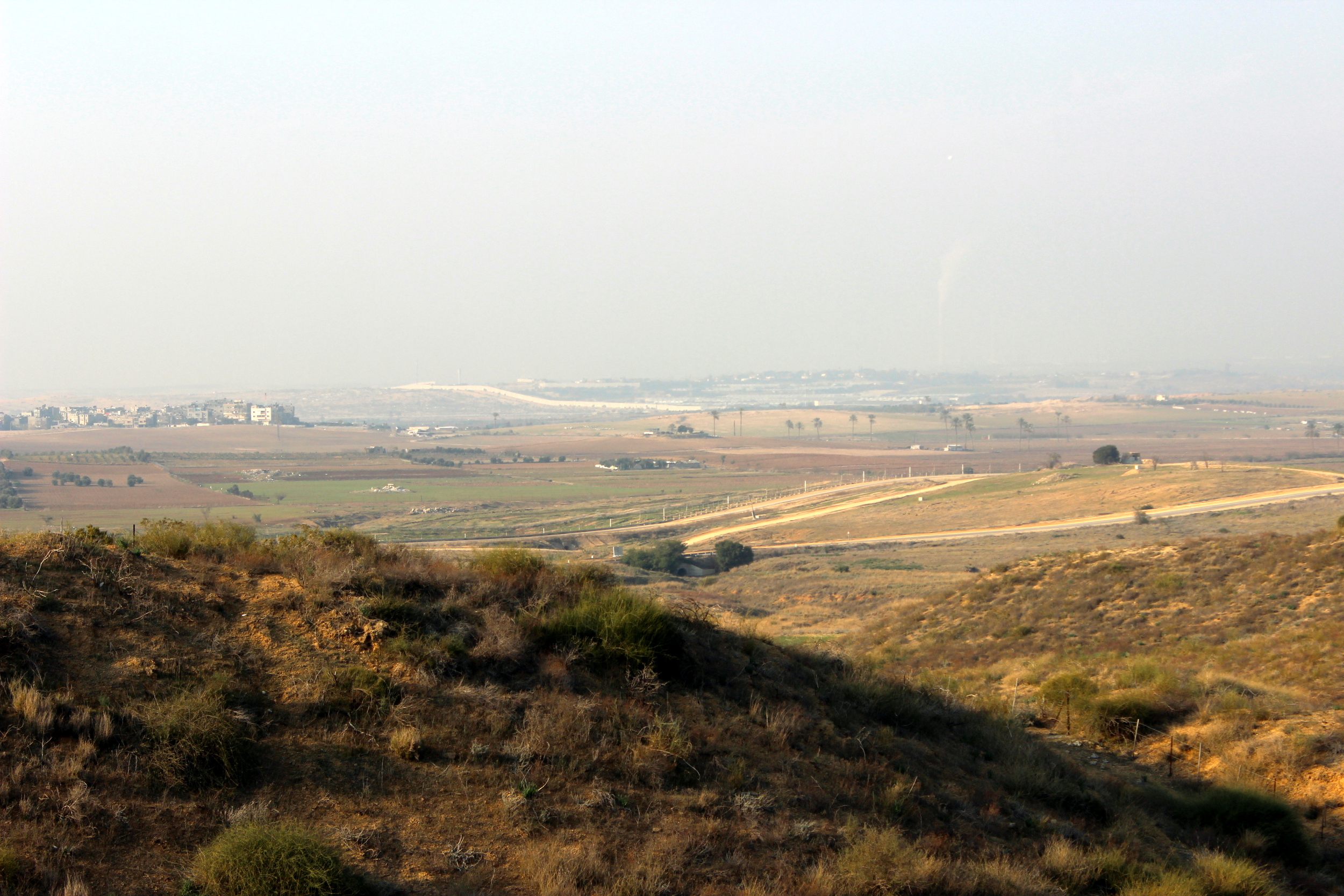 View towards Gaza Strip