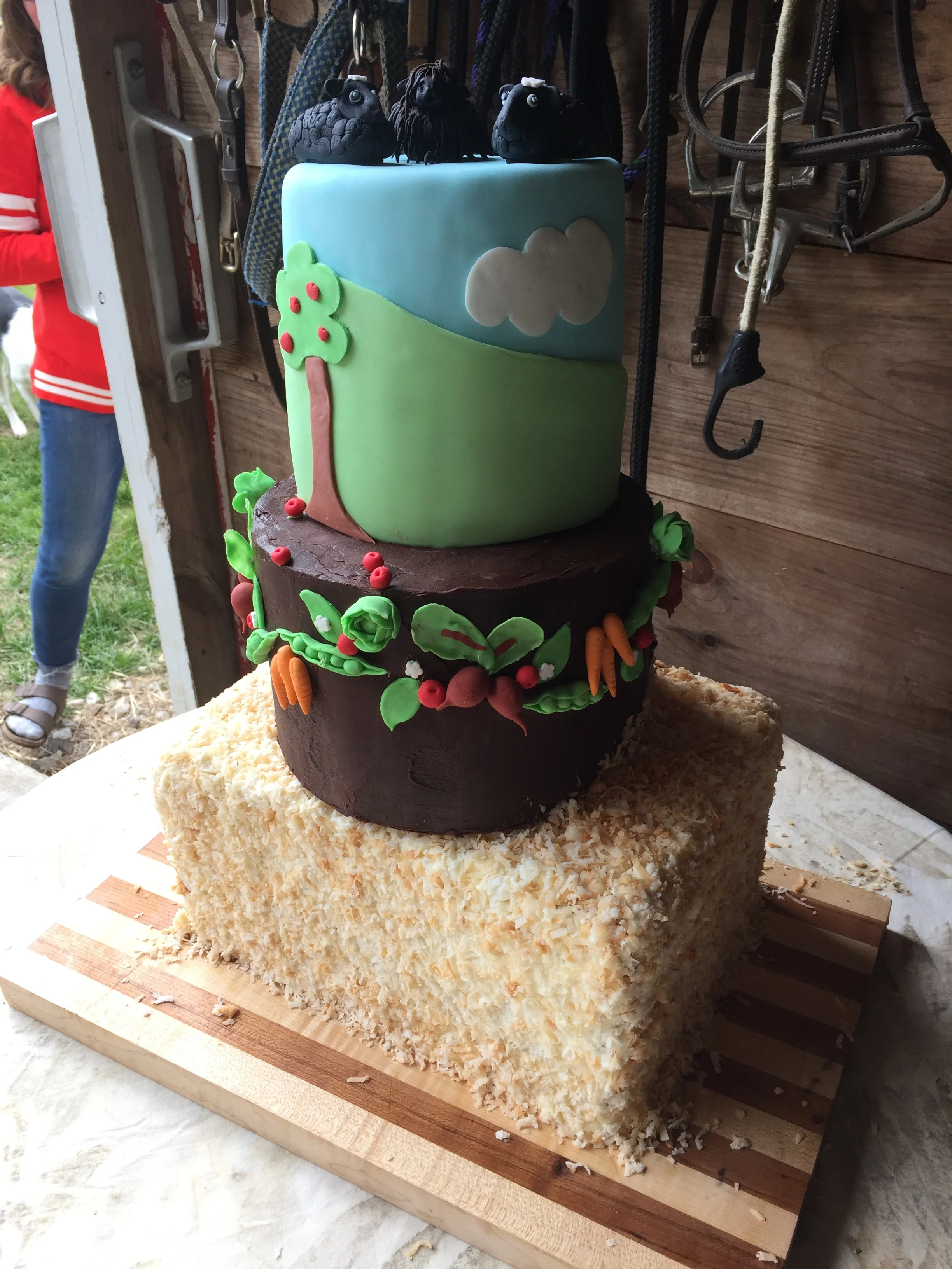 The wedding cake! Designed by Gesine Bullock-Prado