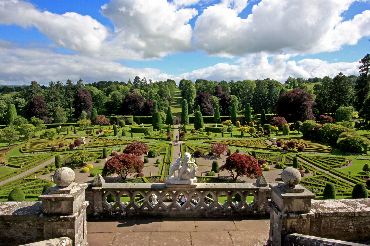 Drummond Castle, Crieff, Scotland