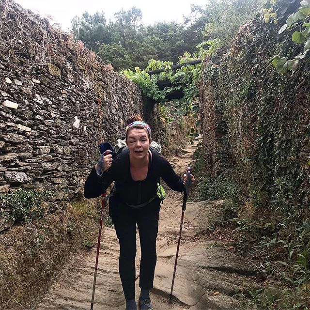 Days 5&amp;6 have been a little rough on the #caminodesantiago and ol Emgirl here fell victim to an attack of the ol... well, let&rsquo;s call it camino leprosy... and woke up with swollen bites all over her body including her eye. It&rsquo;s made fo